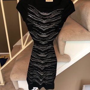 Mini black dress